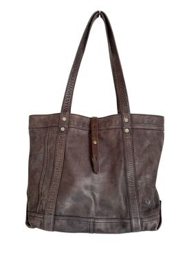 Double RL Ralph Lauren Mens Leather Unisex Tote Bag